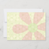 Invitation Baby shower rose Gerber Daisy (Dos)