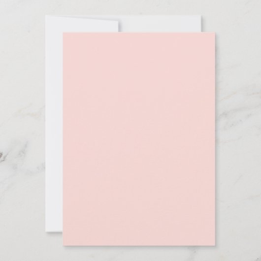 Invitation Baby shower rose Gold Pink Ombre Girly (Dos)
