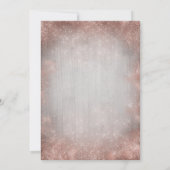 Invitation Baby shower rose Gold Starfish Beach Lights (Dos)