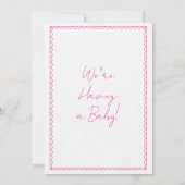 Invitation Baby shower rose | Invitation Brunch (Dos)