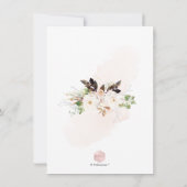 Invitation Baby shower Rose PixDezines Watercolor Blush (Dos)