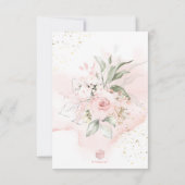 Invitation Baby shower Rose PixDezines Watercolor Blush (Dos)