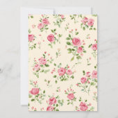 Invitation Baby shower Rose Rose (Dos)