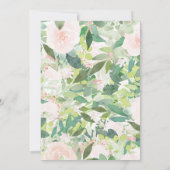 Invitation Baby shower rose Succulent (Dos)