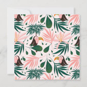 Invitation Baby Shower Rose Tropical (Dos)
