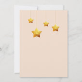 Invitation Baby shower rose Twinkle Star Twinkle (Dos)