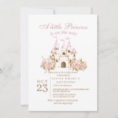 Invitation Baby shower Royal Castle Princess (Devant)