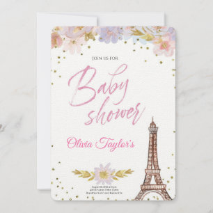 Invitation Baby shower royal dans le château de Dream