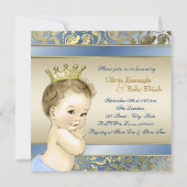 Invitation Baby shower Royal Prince (Dos)
