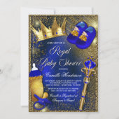 Invitation Baby shower Royal Prince (Devant)