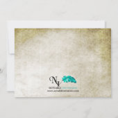 Invitation Baby shower Rustic Country Blue Blocks (Dos)