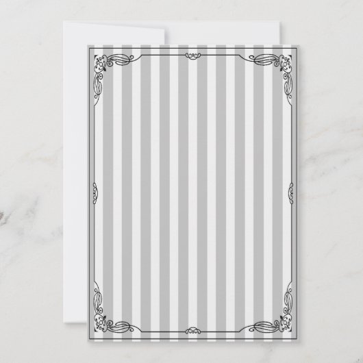 Invitation Baby shower rustique adorable (Dos)