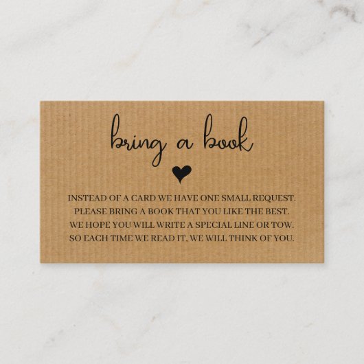 Invitation Baby shower rustique avec demande de ré (Devant)