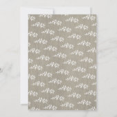 Invitation Baby Shower Rustique Laurels (Dos)