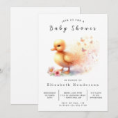 Invitation Baby shower Rustique personnalisé (Devant / Derrière)