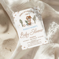 Baby shower rustique Western Cowboy Boot Cowboy