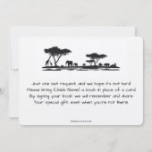 Invitation Baby shower Safari (Dos)