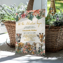 Baby shower Safari Adventure