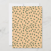 Invitation Baby shower Safari Afrique (Dos)