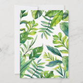 Invitation Baby shower Safari animal watercolor (Dos)