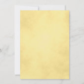 Invitation Baby shower Safari Animaux (Dos)