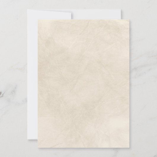 Invitation Baby shower Safari Jungle Animaux (Dos)