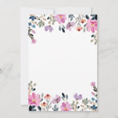 Invitation Baby shower Safari personnalisée (Dos)