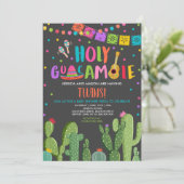 Invitation Baby shower Saint-Guacamole Fiesta Twins (Debout devant)