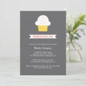 Invitation Baby shower | Saupoudré D'Amour (Debout devant)