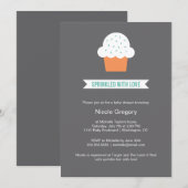 Invitation Baby shower| Saupoudré d'amour (Devant / Derrière)