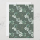 Invitation Baby shower sauvage (Dos)