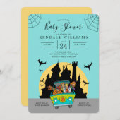 Invitation Baby shower Scooby-Doo Spooktacular (Devant / Derrière)