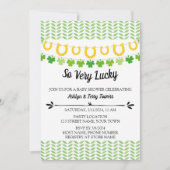 Invitation Baby shower Shamrock (Devant)