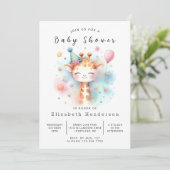 Invitation Baby shower simple à imprimer (Debout devant)