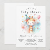 Invitation Baby shower simple à imprimer (Devant / Derrière)