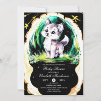 Baby shower simple de petit loup