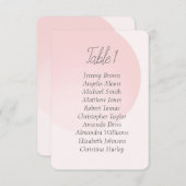 Invitation Baby shower simple rose (Devant / Derrière)