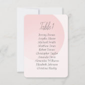 Invitation Baby shower simple rose (Devant)