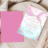 Invitation Baby Shower Sirène