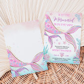 Invitation Baby Shower Sirène