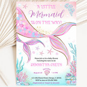 Invitation Baby Shower Sirène