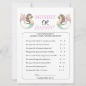 Invitation Baby shower sirène sous la mer maman papa (Devant)