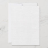 Invitation Baby Shower Sloth Rustique (Dos)