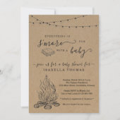 Invitation Baby shower S'mores (Devant)