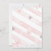Invitation baby shower Snowflake A Little Snowflak (Dos)