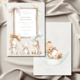 Invitation Baby shower Soft Genre Neutral Nursery Toy