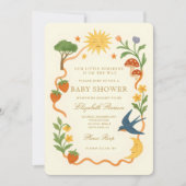 Invitation Baby shower solaire Whimsical (Devant)