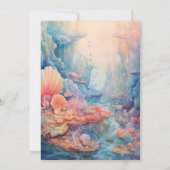 Invitation Baby shower Sous La Mer (Dos)