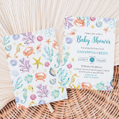 Invitation Baby Shower Sous les Mers