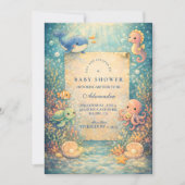 Invitation Baby Shower Sous Les Mers (Devant)